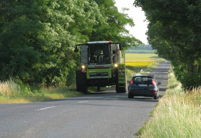 Zajlik az aratás, fokozott figyelmet kér a járművezetőktől az Agrárgazdasági Kamara