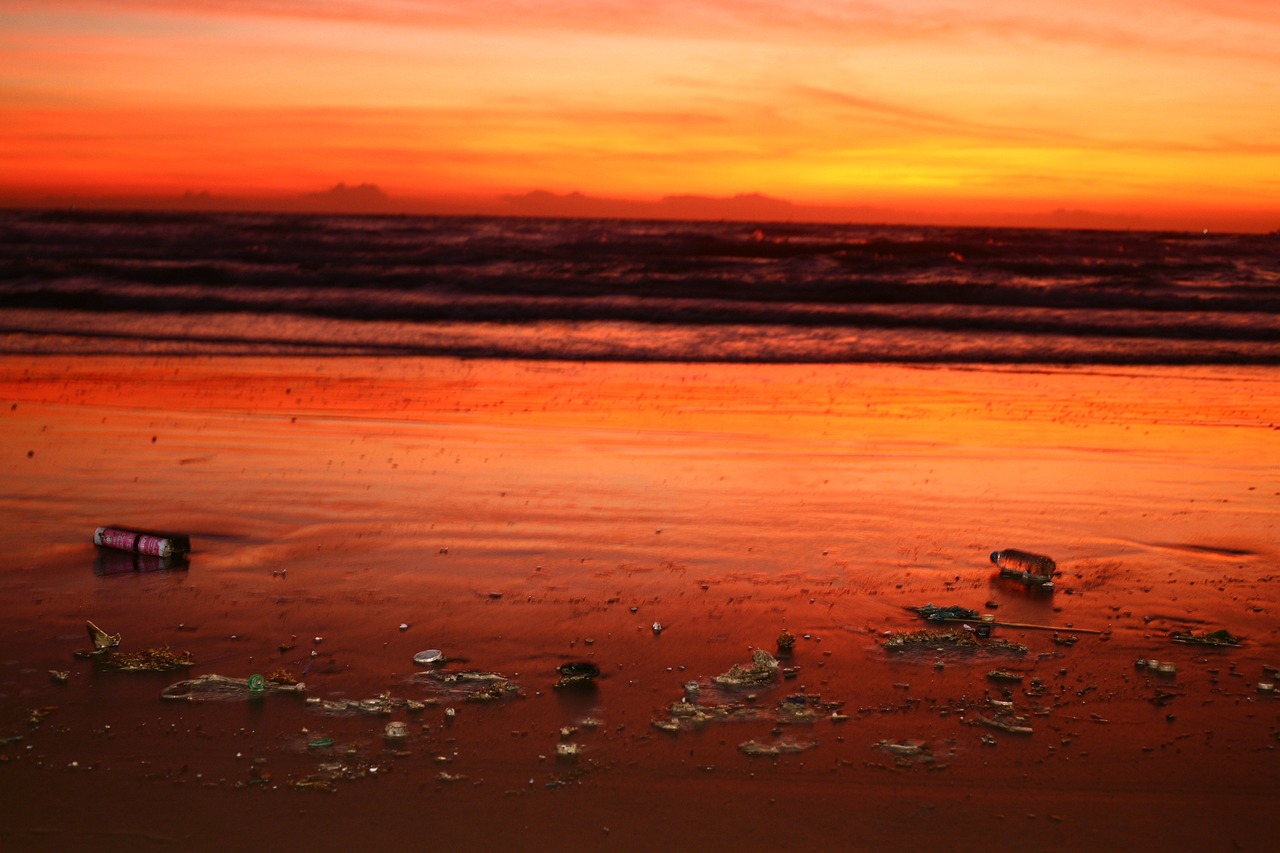 Óceán, Szemét, Strand