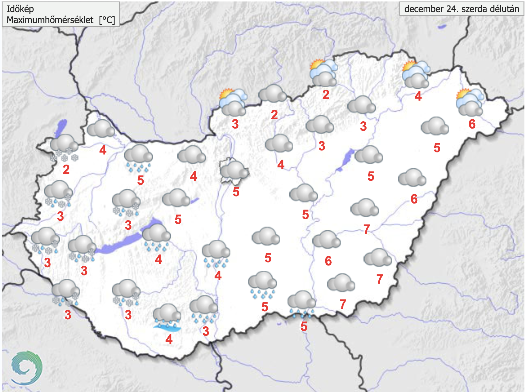 Esőből havas eső, majd havazás, téli fordulat jön nyugat felől