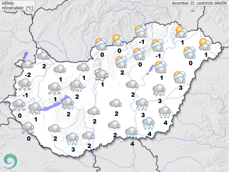 Nyugaton téliesebb, keleten enyhébb idő