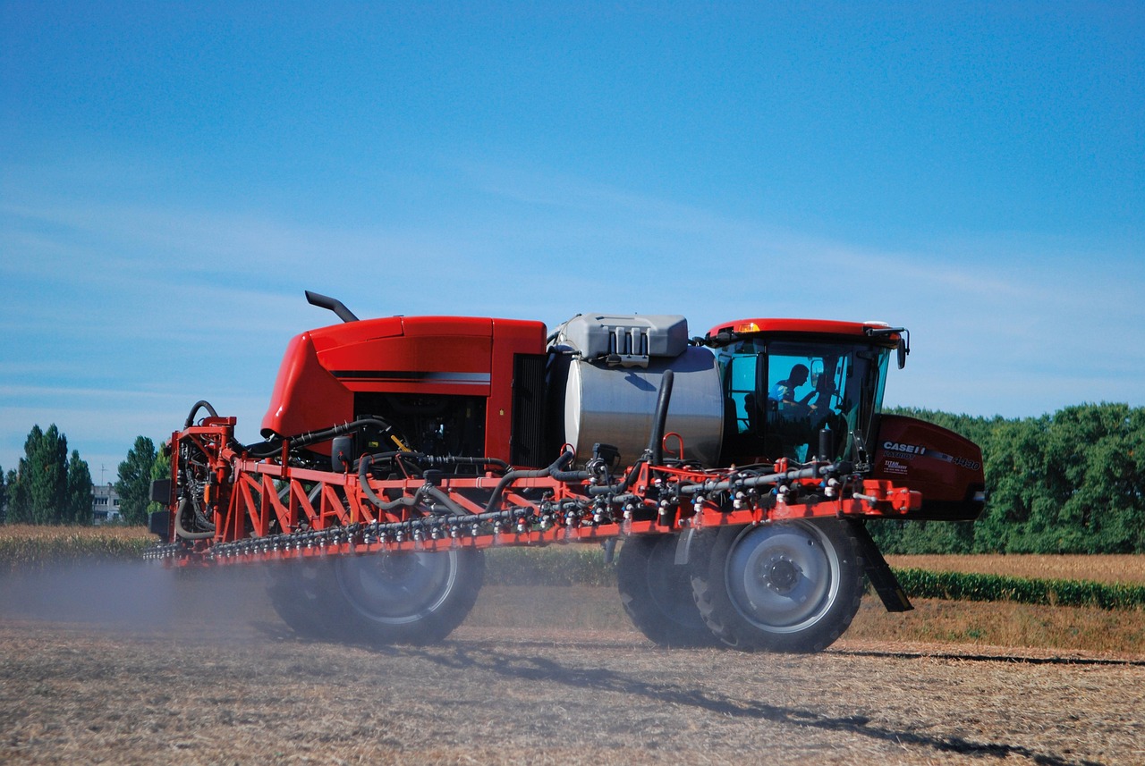 Technika, Glifozát, Permetezés, Mezőket