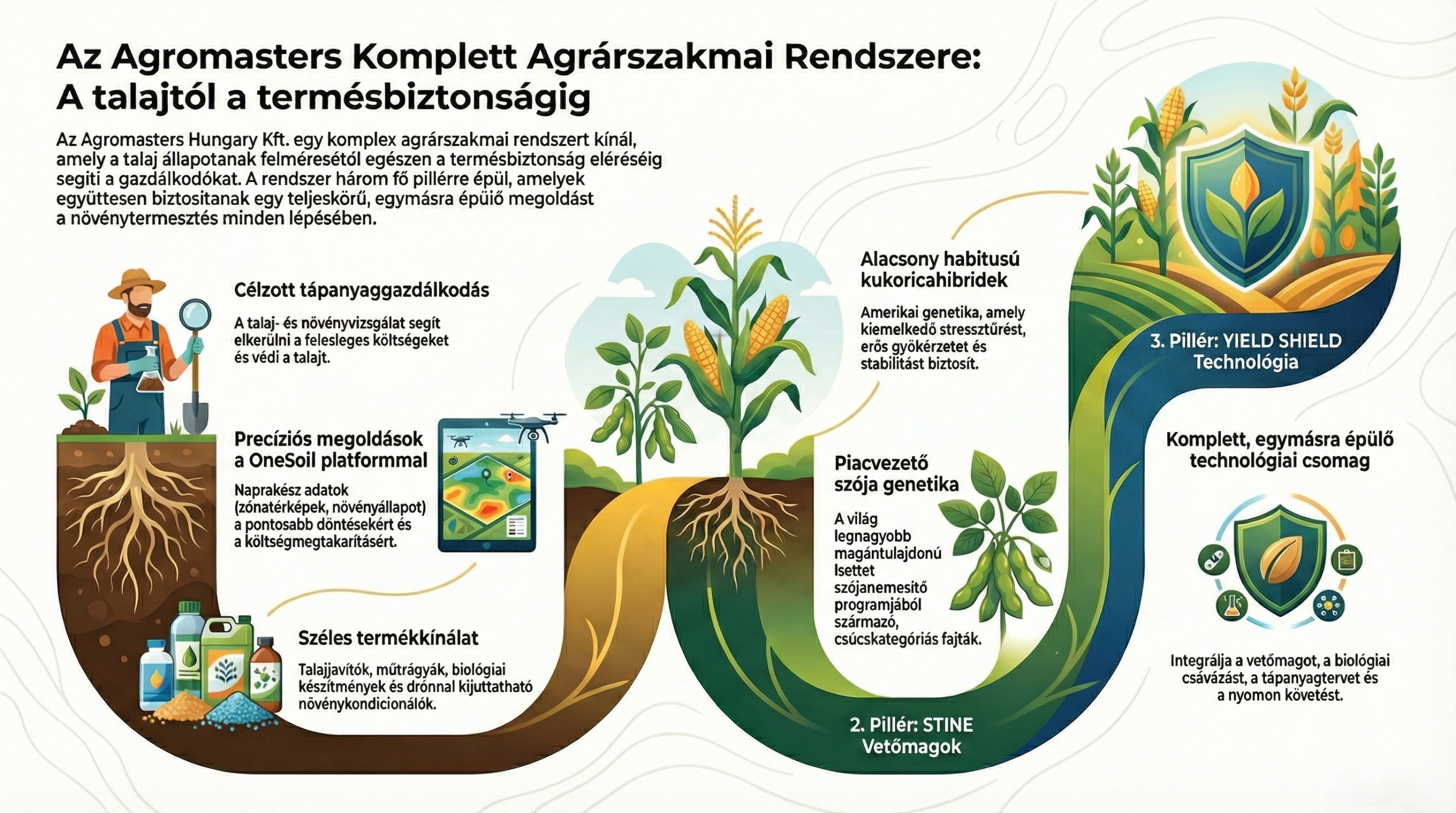 Az Agromasters Hungary Kft.: komplett agrárszakmai rendszer a talajtól a termésbiztonságig