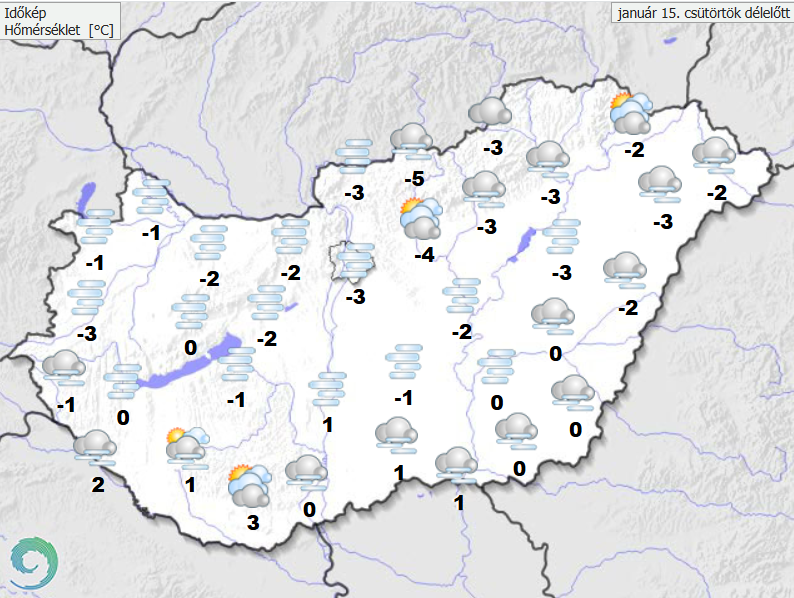 Köd, zúzmara és ónos eső: veszélyes téli időjárás várható