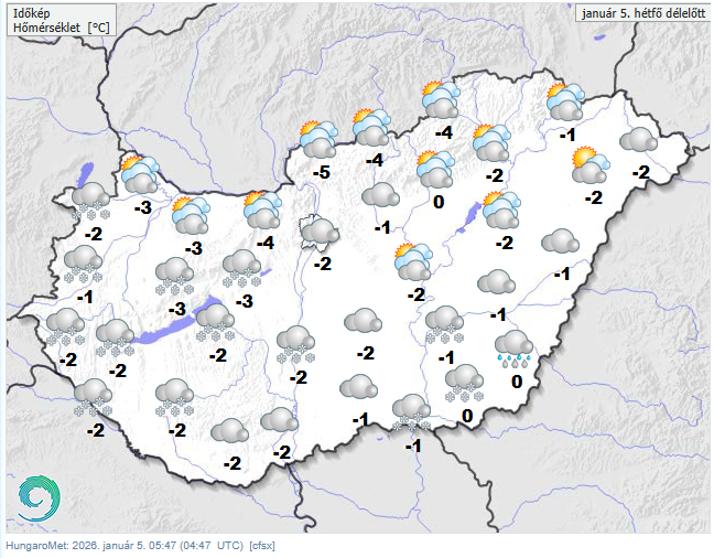Már ma leszakadhat a hó az egész országra