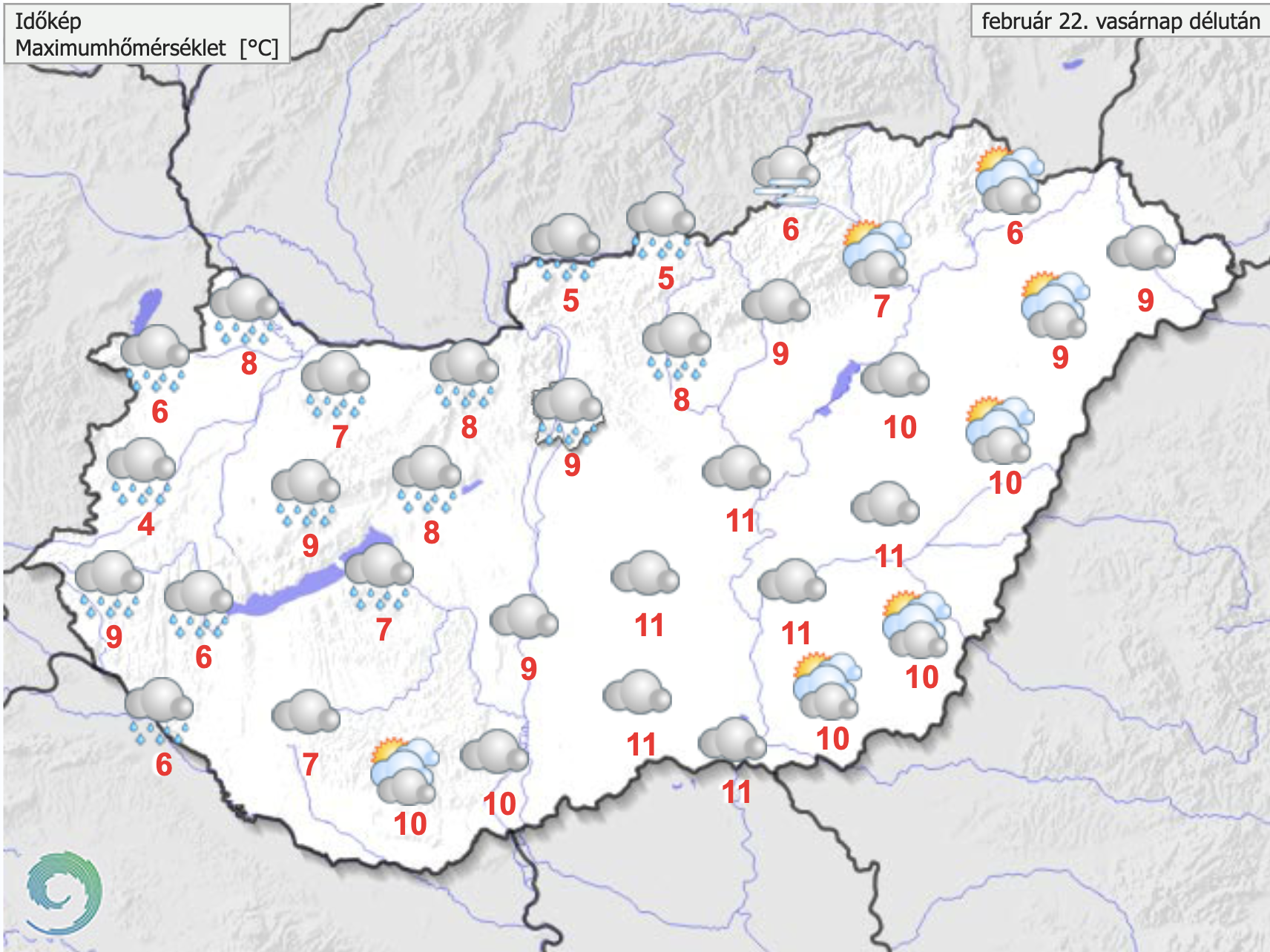 Szürke, csapadékos idő jön