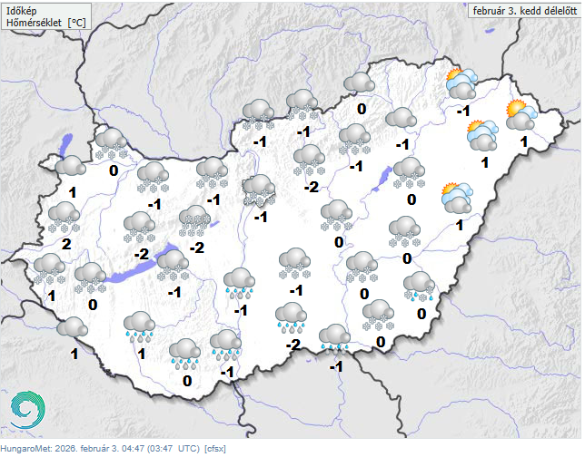 Akár 10cm hó is eshet